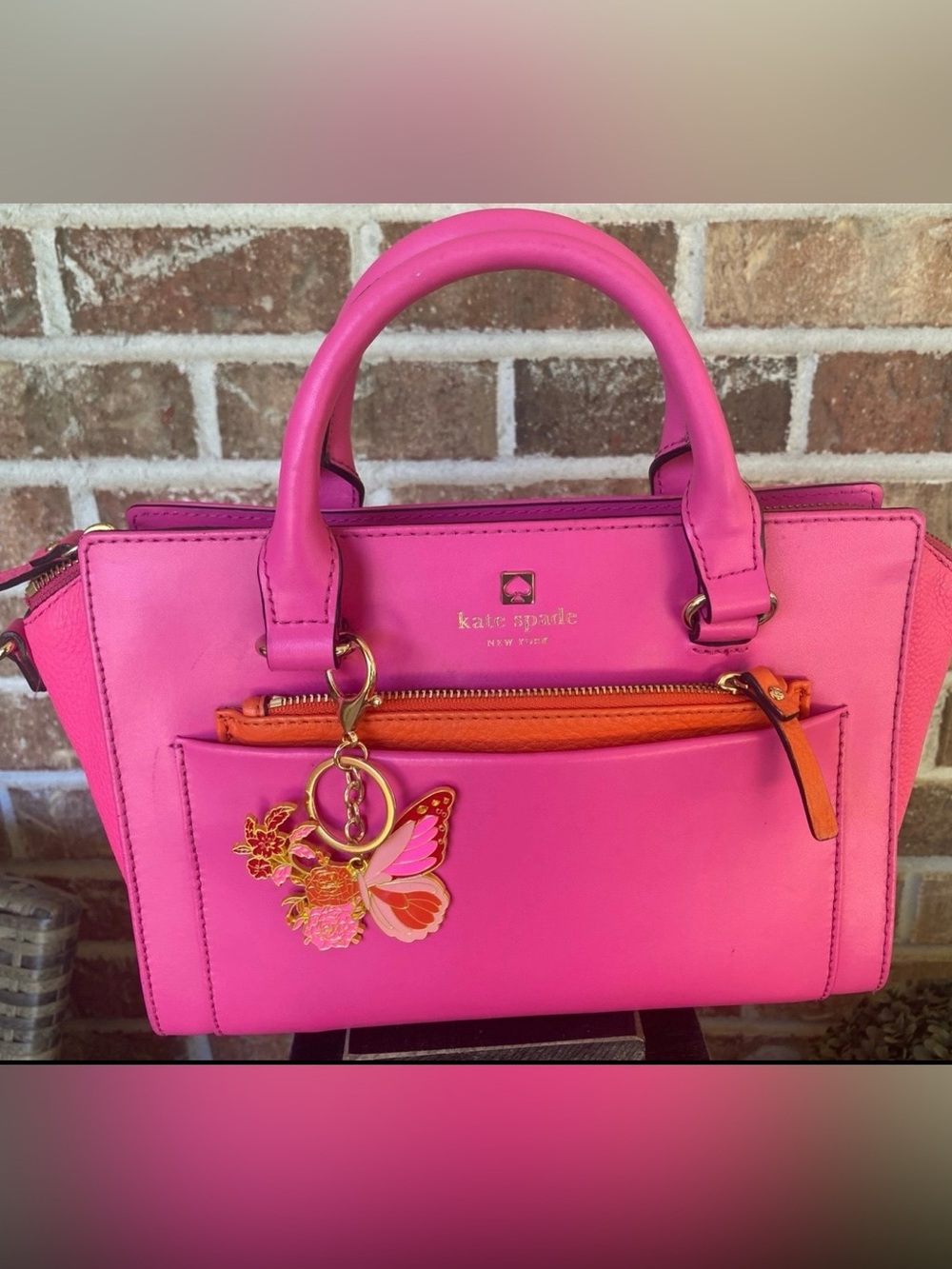 Kate Spade New York Hadley Street Mini Bernadine leather satchel